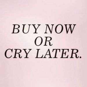 But now it or make a fair offer